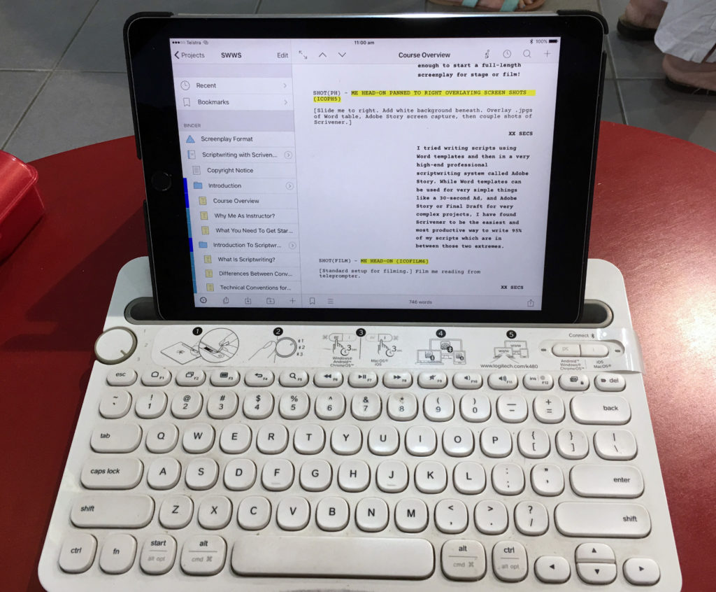 Scrivener on iPad